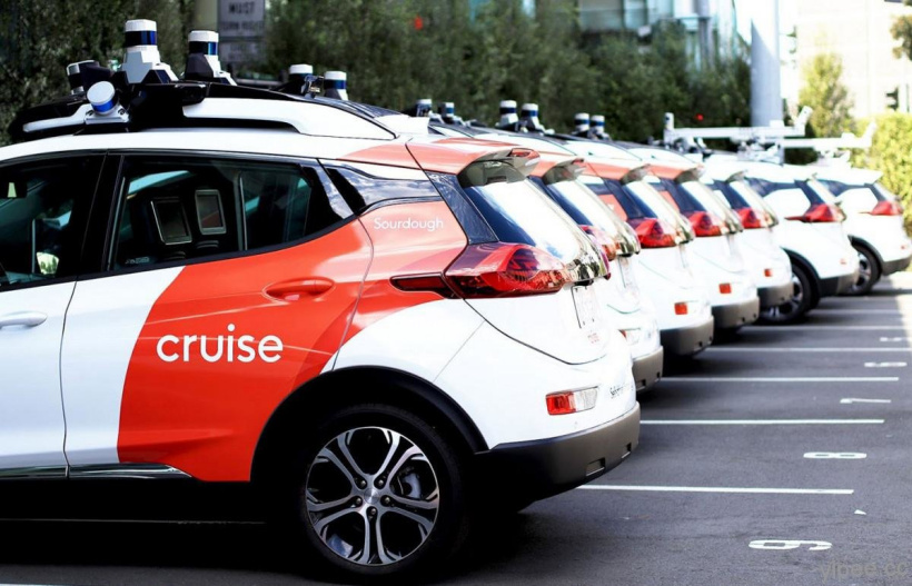 通用旗下Cruise自动驾驶测试车